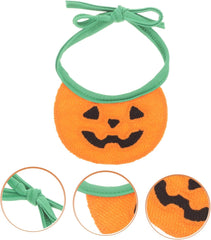 BESPORTBLE Halloween Dog Bandana for Pets Washable Scarf Pumpkin Patterns for Dogs and Cats for Birthdays Parties and Daily Use Fits to Pets