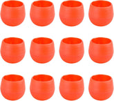 MYCENSE 12 Pieces Small Flower Pots Plant Pots Planters Containers for Windowsill, Balcony, Indoor Outdoor Plants, Patio Decoration, Red