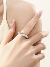 Luminous Openable Zirconia Ring, Women's Evening Accessory