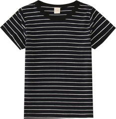 Kids Fashion Tops 2 to 6 Years Toddler Baby Boys Spring Autumn Summer Striped Cotton Short Sleeve T Shirt