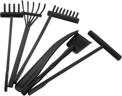 6pcs Zen Garden Tools Set Mini Rake Set for Meditation Table Plastic Hand Rakes for Gardening