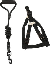 BESPORTBLE Adjustable Nylon Dog Leash and Harness for Large Dogs Durable Pet Walking Rope with Comfortable Grip for Outdoor Training and Control
