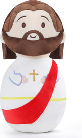 Jesus Plush Stuffed Doll - 11 Inch My Friend Jesus Plushie Toys, Bible Savior Jesus Plush Pillow, Christian Religious Stuffed Dolls, Christmas Baptism Birthday for Kids Girls