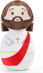 Jesus Plush Stuffed Doll - 11 Inch My Friend Jesus Plushie Toys, Bible Savior Jesus Plush Pillow, Christian Religious Stuffed Dolls, Christmas Baptism Birthday for Kids Girls