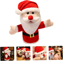UPKOCH Santa Claus Plush Hand Puppet for Soft PP Cotton Christmas Theme Plaything Interactive Parent Role Play to Boost Imagination and Communication Skills