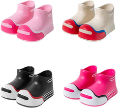 Baby Boys Cute Cartoon Rain Boots Portable Comfortable Anti Slip Rainy Day Wear Girl Boy Lightweight Boots