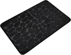 Memory Foam Bath Mat Massage Stone Embossed Bathroom Rugs Super Water Absorbent Machine Washable Bath Rugs Non-Slip Bath Mat Entrance Bedroom Floor Carpet Doormats Living Room