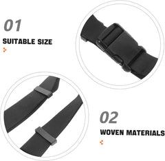 Mens Stretch Hiking Belt Adjustable Elastic Outdoor Waist Belt for Camping Travel Adventure Nylon Webbing Quick Release Buckle for Men and Women