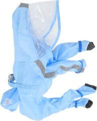 Garneck Dog Raincoat Hood Reflective Rain Poncho for for Easy Carrying for Rainy Days
