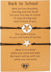 Matching Long Distance Relationship Jewelry Heart Charm Valentines Day Gift for Partners