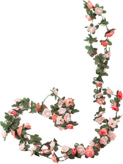 Spring Easter Artificial Flowers for Decorations Artificial Plants IndoorArtificial Peony Vine Flowers Garland Hanging Silk Plants Vine for Wedding Arch Party Garden Home Bedroom Office Wall(n200)