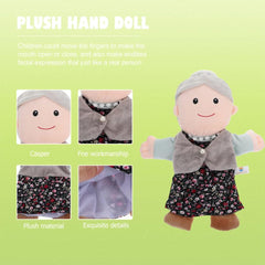 Toyvian 2pcs Character Hand Puppet Family Hand Puppets Family Members Puppets Jeffy Puppet Squiz Toys Finger Puppets Plushie Cartoon Plush Toy Toddler Child Pp Cotton Doll