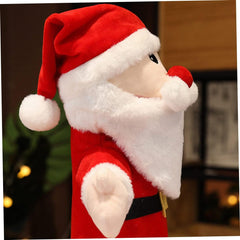 HEMOTON Adorable Santa Finger Puppet Soft Plush Christmas Hand Puppet for Interactive Parent Plaything Premium PP Cotton Creative Role Play Accessory for Holiday Fun
