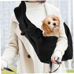 PET Sling Carrier Bag for Dogs and Cats Portable Outdoor Dog Sling Backpack Adjustable Strap for Travel and Hiking Lightweight PET Carrier Pouch