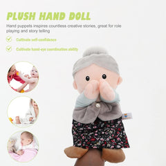 Toyvian 2pcs Character Hand Puppet Family Hand Puppets Family Members Puppets Jeffy Puppet Squiz Toys Finger Puppets Plushie Cartoon Plush Toy Toddler Child Pp Cotton Doll