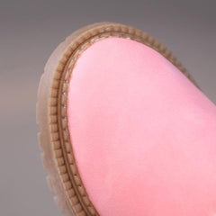 Fashion Autumn And Winter Girls Snow Boots Thick Bottom Non Slip Warm Solid Color Rhinestone Bow Zipper Bog Snow Boot