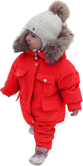 AnFeng Girls' Outerwear Jackets & Coats Baby Kids Girls Boys Winter Thick Warm Hooded Down Coat Down Paraks Pants