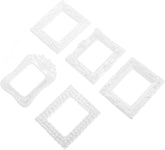 BESPORTBLE 5 Pcs Resin Mini Photo Frames for Wall Decor Vintage Picture Holders Mini Garden Decor