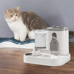 Automatic Pet Feeder and Water Dispenser for Indoor Cats Small Medium Dogs Kitten Kitty Puppy Rabbits