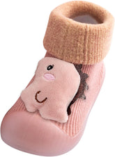 Toddler Robe And Slippers Boys Sole Baby Slipper Kids Patchwork Rubber Girls Warm Boys Slide Sandals Big Kid