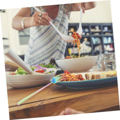 Western Style Forks Stainless Steel Dinner Forks Elegant Tableware for Kitchen