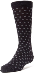 MeMoi Polka Dot Cotton Blend Boys Dress Socks