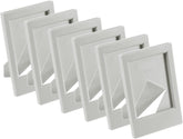 uxcell 6 Pcs Mini Picture Frames 2.4 x 3.6 Inch Rectangle Small Picture Photo Frame Holder for Tabletop Display Photos Paintings Landscape Posters Artwork, Grey
