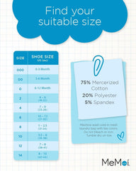 MeMoi Boys' Dots On Down Mercerized Cotton Crew Socks