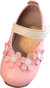 Toddler Comfortable Sneakers Girls Fancy Cute Flat Soft Ballerina Shoes Flat Elegant Girls School Dress Shoes