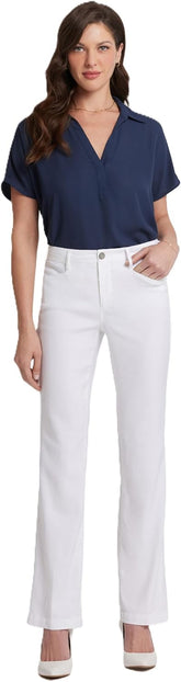 NYDJ Women's Petite Linen Trouser