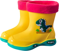 Boots Big Kids New Kids Girls Cartoon Children's Rain Boots Non Slip Children Water Shoes Classic Girl Boots