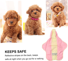 1pc Husky Pet Cloak Reflective Dog Raincoat for Medium and Large Dogs Lightweight Breathable Design for Outdoor Activities and All Weather Conditions