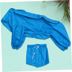 Dog Raincoat for Medium Small Dogs Water-Resistant Reflective Puppy Rainwear