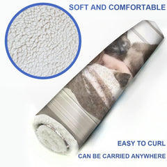 Pet Warm Mat (19x25 in) Custom Self-Warming Cat Bed Self-Heating Cat and Dog mat Soft Fluffy cat Bed noiseless hot pet mat for Indoor and Outdoor Pets,