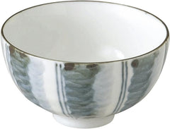 Indigo Dyed Tususa AMK-1463030 Ripple Rice Bowl