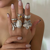 Stackable Rings for Women Knuckle Rings Stacking Rings Jewelry Set Ring Set for Women