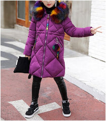 Phorecys Girls Autumn Winter Jacket Cotton Coat Warm Outerwear Clothes