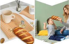 CHELEI2019 11.8" Bread Plush,Funny 3D Stuffed Bread Shape Pillow Soft Food Toy Gift for Kids