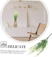 Cabilock Artificial Lavender Plant Realistic Faux Flowers for Home Decor Wedding Centerpieces Photography Props Easy to Clean Suitable for Windowsills Dining Tables Rooms