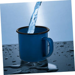 ABOOFAN Vintage Iron Mug Small Multi-functional Drinking Cup Retro Design Handle for Home Parties and Hot Pot