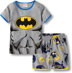 Boys Summer Snug-Fit Pajamas Short Kids Pjs Sets 100% Cotton Toddler Sleepwear
