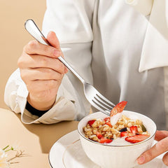 12 Piece Dinner Forks Set, Stainless Steel Forks for Home, Kitchen or Restaurant, Classic Elegant Design, Dishwasher Safe