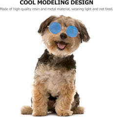 Totority 10pcs Pet Dog Puppy Cat Sunglasses Doggy Goggles for Small Animals Round Lens Design for Comfortable Wear Fashionable Photo Props