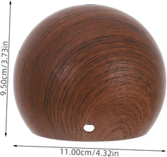 Iron Globe Table Lamp Base Vintage Hollow Metal Stand for Modern Desk Lighting Stylish Walnut Finish for Home Decor and Ambient Lighting