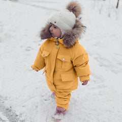AnFeng Girls' Outerwear Jackets & Coats Baby Kids Girls Boys Winter Thick Warm Hooded Down Coat Down Paraks Pants