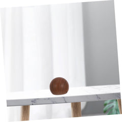 Industrial Iron Desk Lamp Base Shade Modern Decorative Design for Home and Office Unique Small Table Lamp Base Walnut Finish Versatile Lighting