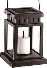 Outdoor Wall Lamps LED Outdoor Twinkle Candle Lantern Solar Powered Warm Flame Flashing Tea Light Fit for Home Garden Decoration Light Outdoor Lamp