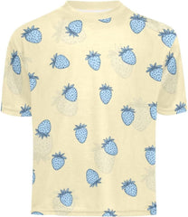 Girls Summer T-Shirts 8-15 Years Soft Basic Short Sleeve Crew Neck Tops Cute Cartoon Casual Outfits Comfy Blouse