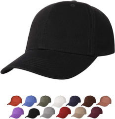 TSSGBL Multiple Sizes S,M,L,XL,XXL Classic Cotton Sutructured Baseball Hat Adjustable Men Women Plain Blank Golf Ball Caps