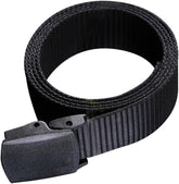 Nylon Canvas Belt for Men Casual Woven Belt Airport-friendly Buckle for Outdoor